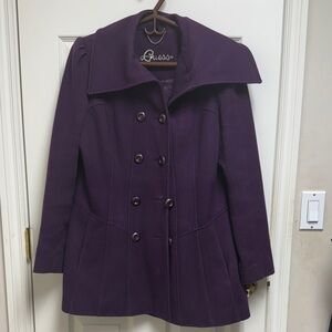 Guess Women's Fitted Tailored Pea Coat